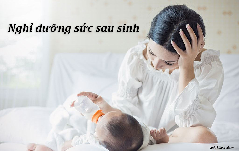 Người phụ nữ nên được nghỉ dưỡng sức sau sinh.